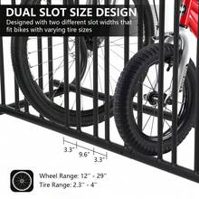 Supports de rangement de vélos - 1 porte-vélos en acier au carbone - Voir 3