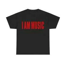 Carti Men's I AM MUSIC IAM Tee T-Shirts Album Tour Merch - All Sizes Y2k - Black - View 1