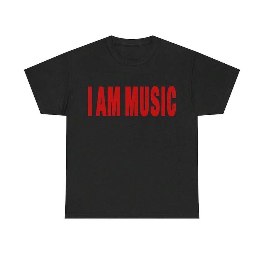 Carti Men's I AM MUSIC IAM Tee T-Shirts Album Tour Merch - All Sizes Y2k - Black - View 1