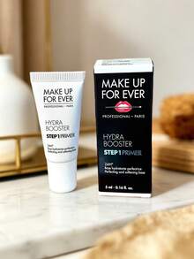 Make Up For Ever Hydra Booster 第一步臉部妝前乳 5ml 0.16 Fl Oz 便攜試用裝，保濕滋潤肌膚準備底妝，平滑細紋 提升妝容貼合度 適合乾性與敏感肌 迷你樣品化妝品 - 查看 2