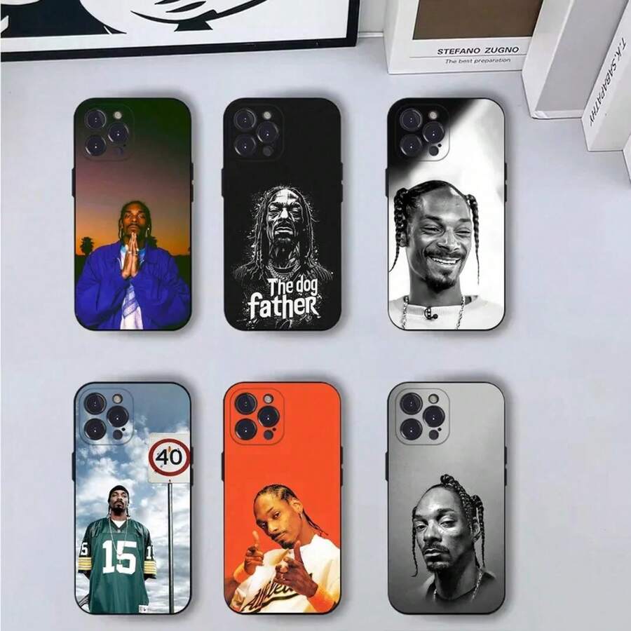 Rapero Americano, Funda para Teléfono, Funda de Rapero Hip Hop, The Dog Father, Funda para Teléfono de Cultura Hip-Hop, Compatible con Teléfonos Apple, 11/12/13/14/15/16/17 Pro/Pro Max, 14/15/16 Plus/17E, S20, S21, S22, S23, S24, S25, S26, A34, 5GA04E/M04, A05S, Entrega Local - z8 - Ver 1