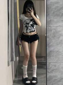 Women Shorts - Black - View 5