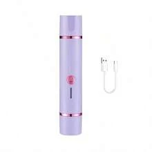 2合1女用電動除毛器與電動刮鬍刀，USB充電，雙頭設計方便使用，適合居家與旅行，完美的節日禮物，500mAh電池容量 - 升級款 - 查看 14