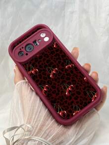 TJ114 Lazo cereza sobre estampado de leopardo Fully enclosed for drop protection and slip resistance features Angel eye TPU Soft Case Para OPPO A38 A18 A15S A16S A17K A54 A58 A5i A5 Pro A5X A60 A74 A79 A57 A78 A35 A53 Find X8 Reno7 10 12 11 13 14 Pro 4F 11F 12F 12FS 13F 14F 4Z 5Z 6Z 7Z 8Z Para Redmi 12 13 9C 10C 12C 13C 14C Note 9 10 11 12 13 14 Pro 10S 11S 12S 14S Para Poco M6 M7 X7 Para Honor X9C Magic7 Lite Para Galaxy S26 Ultra Para Pixel 7 Para Vivo V30 Lite Para Realme Funda para teléfono - Burdeos - Ver 5