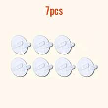 7/10/15pcs American Standard Transparent Outlet Cover Plates, Tool-Free , Dustproof And Child- Outlet Protectors, Suitable For Home, Office And Kitchen, Wall, Countertop, Light Switch Decorative Electrical Box Covers - Multicolor - View 7