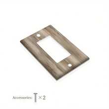 1 Peça Placa de Interruptor de Luz Vintage com 1 Furo/2 Furos | Painel Decorativo de Parede para Quarto, Cozinha, Casa, Banheiro Interno/Externo, Sem Necessidade de Eletricidade, Decoração de Capa de Interruptor de Luz, Fácil de Instalar Decoração de Casa, Cozinha, Banheiro, Decoração de Parede de Banheiro, Decoração de Parede Banheiro/Quarto/Sala de Estar/Cozinha Universal, Inclui Acessórios de Parafuso - Multicolorido - Visão 11