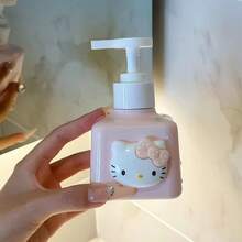 SANRIO Hello Kitty 洗手液分裝瓶，家用女性沐浴乳壓頭瓶，便攜旅行尺寸 - 彩色 - 查看 6