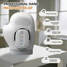 SOKANY Smart Hand Massager, 5-Finger Independent Massage, 3-Speed Airbag Kneading, Fast Heating In 10 Seconds, Built-In 2000mAh Large-Capacity Battery, Used In Office, Family, Travel And Other Scenes, Is A Good Choice For Personal Use And Gifts - Multicolor - View 2