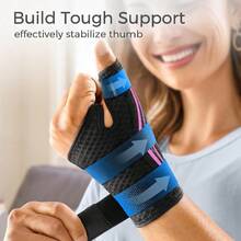 1pc Thumb & Wrist Support Brace For Men & Women (Fits Left & Right Hands) -Breathable & Adjustable Thumb Wrist Brace For Office & Night - Multicolor - View 9