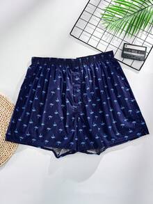 4pcs/Pack Men's Multi-Color Printed Comfortable Boxer Briefs - Multicolor - View 3