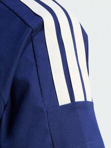 Adidas Women's LUX TIRO Knit Polo Shirt With Collar Short Sleeve TKT2785 - Navy Blue - View 6