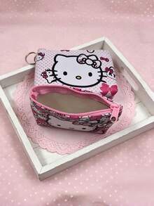 Monedero lindo para niña, bolsa con cremallera, bolso de unicolor, bolsa de almacenamiento pequeña con patrón de animales, bolsa de maquillaje conveniente, disponible en rosa, púrpura y múltiples colores, compacta y práctica, adecuada para la escuela y el uso diario. - Multicolor - Ver 7