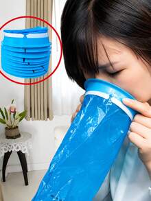 1~60個一次性嘔吐袋，1000ml嘔吐袋，孕吐嘔吐袋，一次性嘔吐袋，孕婦住院包必備品，緩解孕吐，孕婦緩解孕吐，孕婦便攜式嘔吐袋，防漏設計嘔吐袋，適用於汽車和旅行 - 彩色 - 查看 13