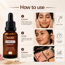 danche Primer Cair untuk Makeup, Alas Wajah yang Melembapkan Secara Mendalam untuk Kulit Kering, Persiapan Foundation yang Halus, Ringan & Tidak Berminyak, Primer Cair Tahan Lama dan Sempurna untuk Semua Jenis Kulit - jernih - View 7