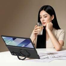 VIETAO Casing Ponsel Pelindung Portabel dengan Dudukan Ponsel Tak Terlihat yang Dapat Berputar 360° dan Pengisian Daya Nirkabel, Kompatibel dengan Galaxy Z Fold 8 Ultra 7 6 5 4, Pelindung Layar Kaca Tempered, dan Penutup Flip. - Hitam - View 10