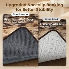 Sour Lemon Rugs Living Room 200x300cm, Grey Area Rugs For Bedroom, Washable Anti Slip Extra Large Shaggy Soft Rug Fluffy Modern Floor Carpets Mat Beside Carpet, Long Runner Rug For Hallway - Tie-dye Brown - View 7