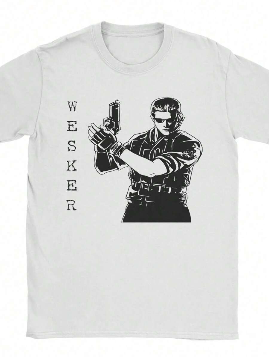 1 Pc Repulsion T-Shirt 180g 100% Cotton - 白色 4 - 查看 1