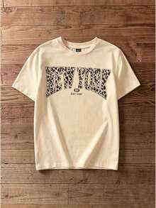 3 Women's Summer T-Shirts With A Round Neck, From The Brand Bababask, 100% Pure Cotton. They Are Casual And Suitable For Everyday Wear, Camping, Hip-Hop, Rock And Rap. - 杏色 - 查看 2