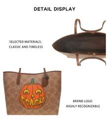 Coach City Printed Women's Shoulder Handbag CCE70IMTAM - Brownish-yellow Mixed Color CCE70IMTAM - View 8