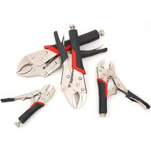 suli 5/10 Inch Locking Plier Curved Jaw Straight Long Nose Vise Grip Multifunction Clamp For Welding Woodworking DIY Repair Hand Tool - A-Red Black - View 5