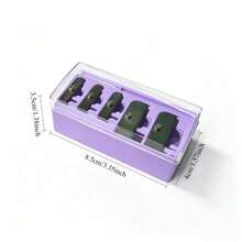 1/2件組 化妝鉛筆削筆器 5孔精準口紅鉛筆削筆器 適用眉筆、唇線筆、眼線筆，禮品 - 彩色 - 查看 5