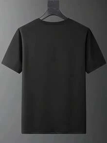 Camiseta Gráfica Vintage de "The Kinks" para Hombre - Estampado de Banda en Negro, Top Casual Cómodo para Todas las Temporadas, Lavable a Máquina, Elasticidad Media, Cuello Redondo, Ropa Cas - Negro - Ver 3