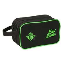 | Double Necessaire Real Betis Balompié Adaptable To Trolley, 2 Compartments With Zipper, Side Hand Strap, School Organizer For Back To School, Green - Adaptasi (3) - View 2