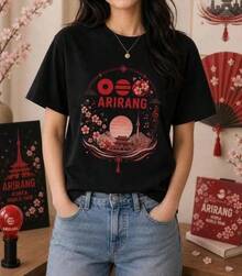 B-T-S Arirang World Tour Shirt, Bangtan 2026 Concert Tee, Merch Gift For  Fan B-Ts Concert Outfit Camisas Verano Hombre Camisetas Hombre Verano - 黑色 - 查看 1