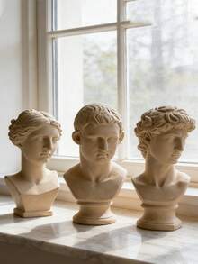 1 buc. matriță din silicon pentru lumânări în formă de bust David, textură clară, ușor de demolat, reutilizabilă, rezistentă la temperaturi înalte, formă clasică de sculptură europeană David, pentru DIY, decorațiuni de casă, cadou handmade, Halloween, Thanksgiving, Anul Nou - A - Vizualizare 8