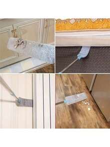 Extendable Long Handle Microfiber Duster, Easy To Reach Hard-To-Clean Areas, Mop Cleaning Supplies, Floor Mop, Suitable For Bedroom And Living Room Cleaning - Ultra-thin Mop - View 5