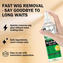 Goiple 16/17pcs Lace Tint Wig Install & Edge Perfecting Kit – Extreme Firm Hold Lace Wig Adhesive,Tint Mousse, Long-Lasting Edge Control & Wax Stick, Fast Melting Spray And Remover, Sweatproof, Curly/Wavy/Straight Hair,Wig Caps,Styling Brushe,Elastic Band - 17件中棕色+除膠劑 - 查看 8