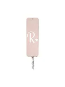2-In-1 Foldable Comb And Makeup Mirror, Printed With A-Z Letters, Portable Keychain Comb Suitable For Women And Girls, Pocket Hair Comb With Chain, Can Be Used As Keychain Or Bag Charm | Personalized Handheld Mirror, Essential For Outdoor, Office And Back To School Travel, Suitable For All Hair Types Styling Tool - A - View 24