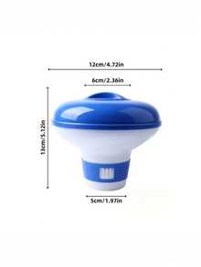 1/2 piezas Dispensador automático de productos químicos para piscina, caja de piscina, dispensador flotante de productos químicos para piscina, ligero y portátil, adecuado para fiestas en la piscina, natación, deportes acuáticos, suministros de limpieza de piscina, esencial de verano, esencial de viaje. Dispensador flotante, limpiador de piscina - multicolor - Ver 4