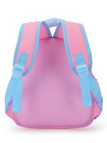 New Rabbit Pattern Student Backpack, Unisex, Lightweight And Minimalist, Suitable For School Or Travel - Purple - View 7