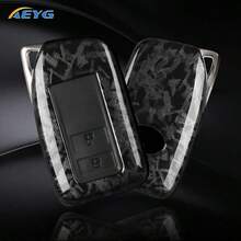 Carbon Fiber Style ABS Car Key Case Cover For Lexus RX NX ES GS LS RC Accessories - a - View 3