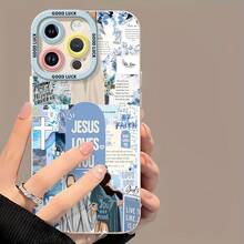 Funda para móvil con estampado de gafas de sol de panda, compatible con fundas para Samsung, Apple, VIVO, OPPO,  y Honor. Fabricada en TPU, ofrece protección contra golpes y caídas. ¡Perfecta para una protección con estilo en cualquier lugar! - Blanco - Ver 6