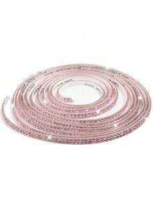 1 Yarda/5 Metros Rollo de Pegatina de Strass para Coche, Pegatina Brillante para Interior de Coche, Pegatina de Decoración del Hogar, Adecuada para Coche, Decoración del Hogar, Decoración de Fiestas, DIY - A - Ver 15