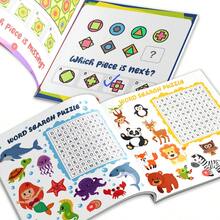 English Children's Educational Game Book Set, Fun Puzzle Activity Book, Improves Logical Thinking, Concentration, Memory And Hand-Eye Coordination - English Educational Puzzle Books for Children - View 9