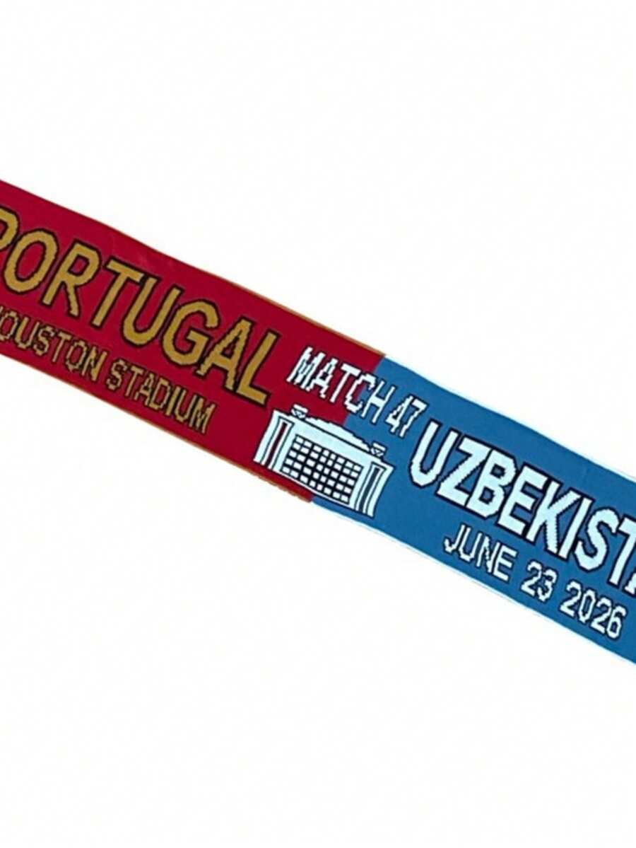 Exclusiva! Bufanda Portugal vs Uzbekistan 23 Jun 2026 Houston - Multicolor - Ver 1