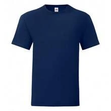 Fruit Of The Loom Mens Iconic T-Shirt - Navy - View 1