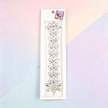 1pc Colorful Petal Rhinestone Sticker, Multi-Color Rhinestone Arrangement, Self-Adhesive, Shiny And Eye-Catching, Suitable For Spring/Summer Music Festival Party, Music Festival Dancing, Photoshoot Styling, Beginner-Friendly, Easily Create Personalized Makeup, Apply To Hair, Face, Forehead, Waterproof And Long-Lasting, Not Easy To Fall Off, Multiple Color Combinations Available, Suitable For Different Style Looks, Easily Enhance Visual Appeal - Multicolor - View 12