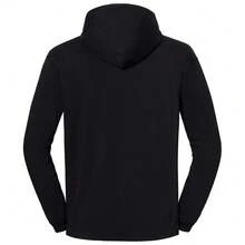 Fruit Of The Loom Unisex Adult Iconic Premium Full Zip Hoodie - Black - View 2