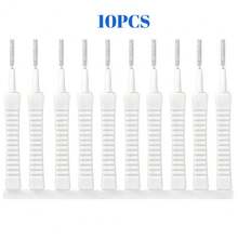 13pcs Type-C Charging Port Cleaning Tool Set, 10 Mini Cleaning Brushes+2 Soft Detail Brushes+1 Type-C Dust Plug, For Phone Ports, Wireless Earbud Cases, Laptop Keyboard Gaps And Everyday Device Dust Removal - A - View 13