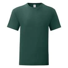 Fruit Of The Loom Mens Iconic T-Shirt - Forest Green - View 1