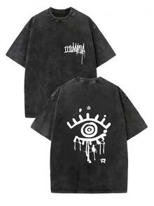 Camiseta 2025 Album 111XPANTIA Fuerza Regida, Estilo Grunge Hip Hop, Unisex, Streetwear, Casual, Manga Corta, para Hombre y Mujer, Edición Especial Ting Ge 7KIU - Negro - Ver 1
