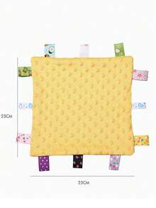 Customized Embroidered Name Handkerchief And Small Blanket, Featuring Colorful Label Design, Soft And Skin-Friendly, Perfect As A Gift - Multicolor - View 8