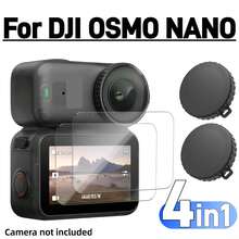 Screen Protector And Lens Protector, Compatible With DJI Nano Lens Protector, 2pcs+2pcs Set, 9H Hardness Tempered Glass, Compatible With DJI Nano Screen Protector And Lens Protector, Sensitive Touch, High Definition, Compatible With Smartphone Accessories. - View 1