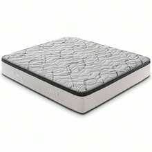 MATERASSIEDOGHE Memory Foam Mattress, 30 Cm Thick, With Differentiated Support Zones, Orthopedic And Non-Deformable, RELAXING CARBON Covering - White - View 2