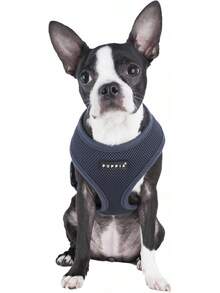 Arnés para Perro Puppia Soft Auténtico, Rojo - Mediano - Gris - Ver 3
