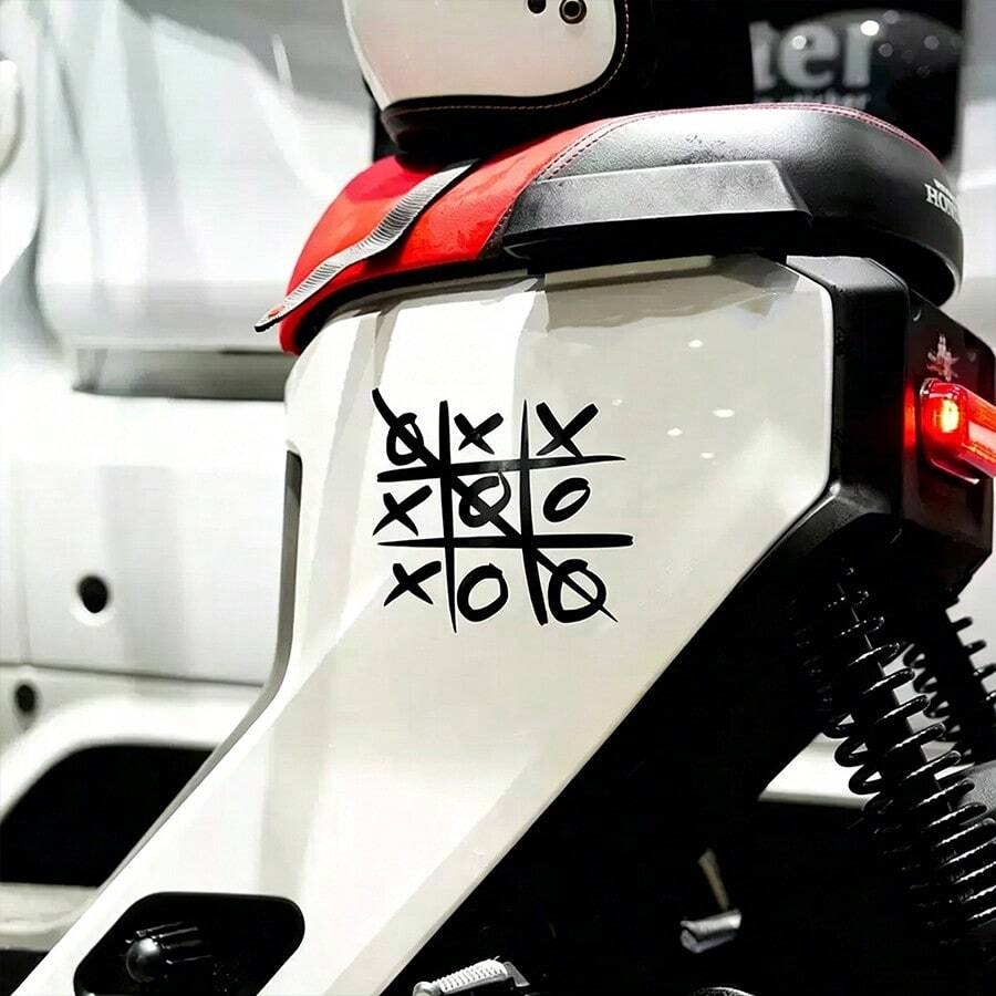 1 buah Stiker Motor Fun OX Game Tahan Air untuk Tangki Bensin Motor, Helm, Snowboard, Stiker Vinyl Tahan Lama - A - View 1